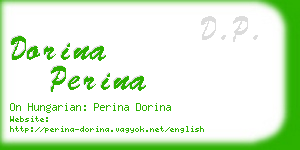 dorina perina business card